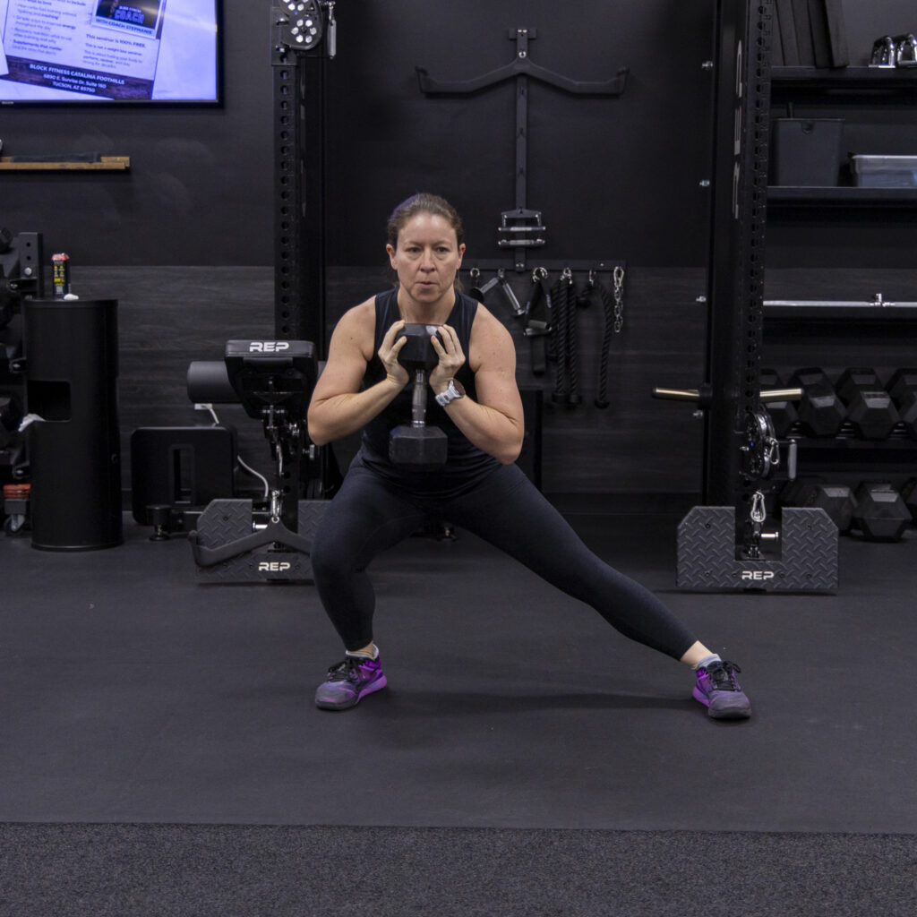 Sustainable strength training over 40 — consistent training session at Block Fitness in Tucson