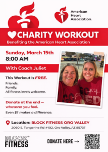 Charity Workout AHA