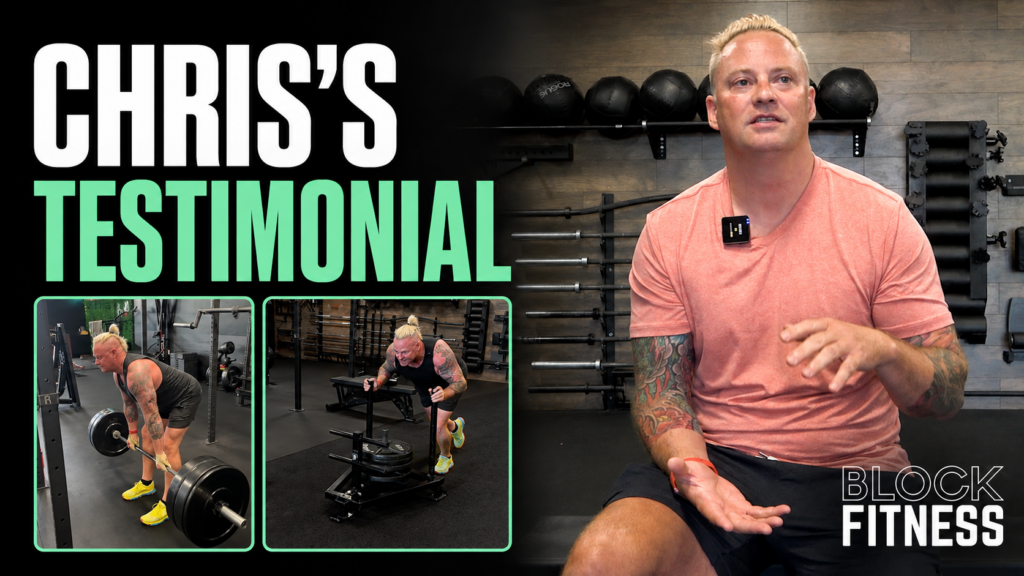 Chris's testimonial at Block Fitness Oro Valley after losing 40 pounds in 8 months