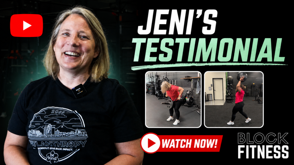 Jeni testimonial at Block Fitness Oro Valley